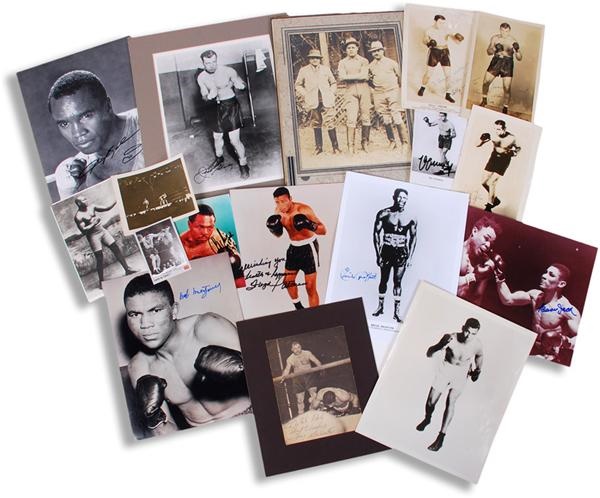 Muhammad Ali & Boxing - Collection of Boxing Signed and Unsigned Photos with Dempsey and Galento (24)