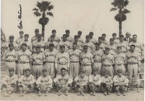 1935 Boston Braves Team Photo with Babe Ruth by Thorne