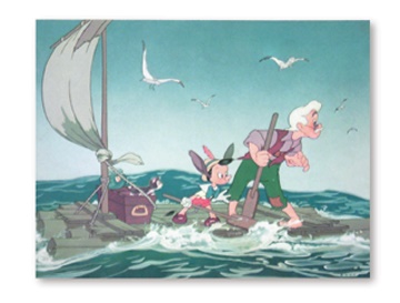 Disney - 1939 Pinocchio Courvousier Print