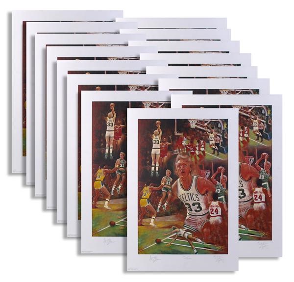 - Larry Bird Signed Limited Edition Prints (15)
