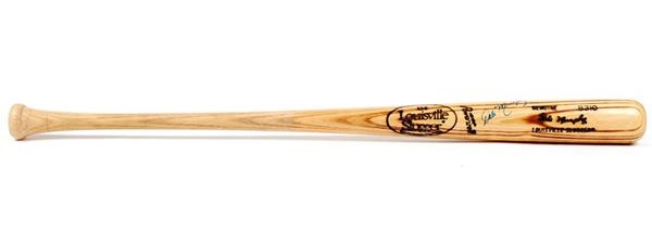 Baseball Equipment - Dale Murphy Signed Atlanta Braves Game Used Baseball Bat