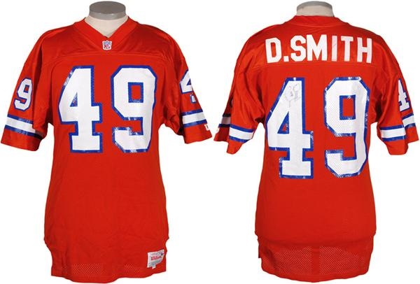 Football - Dennis Smith Denver Broncos Signed Game Used Jersey
