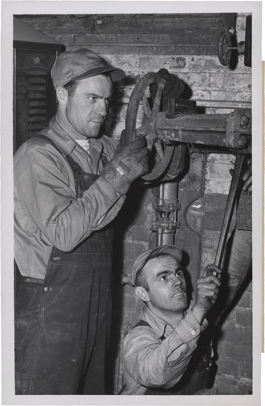 Baseball Photographs - Lots - Great Collection of Baseball Player Off-Season Jobs Photos 1920s-1950s (42)