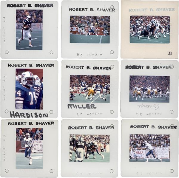 Memorabilia Football - Massive Collection of 1980 NFL Football Slides (750+)