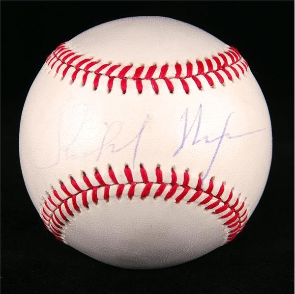 Richard Nixon Single Signed In Person Baseball w/ Umpire LOA