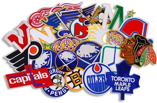 Memorabilia Hockey - Collection of Vinatge NHL Patches (32)