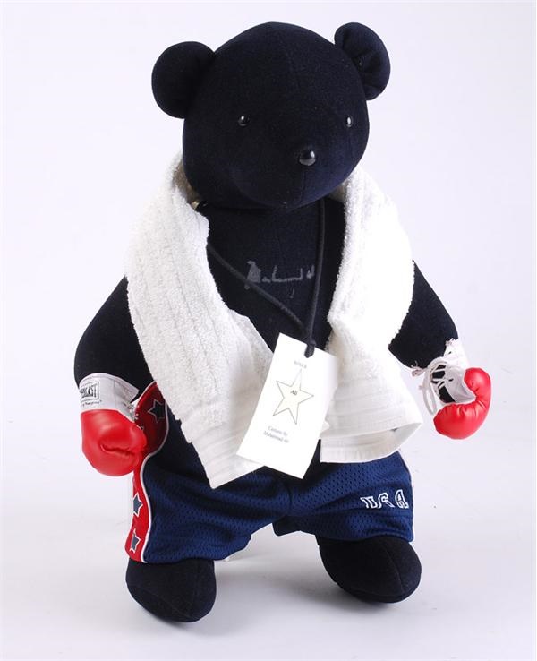 Memorabilia Boxing - Muhammad Ali Signed Teddy Bear