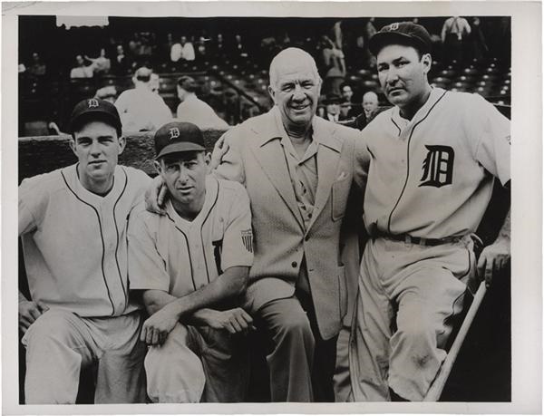 Baseball Photographs - Lots - Tris Speaker Photographs from SFX Archives (9)