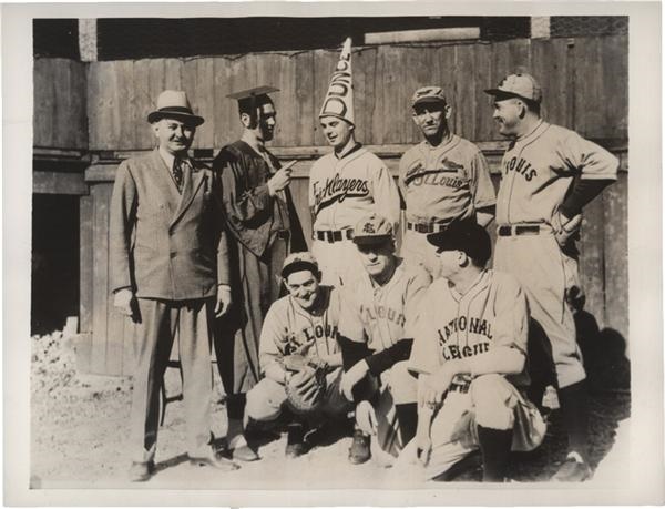 Baseball Photographs - St Louis Cardinals Greats in Spring Training SFX Archives (1934)
