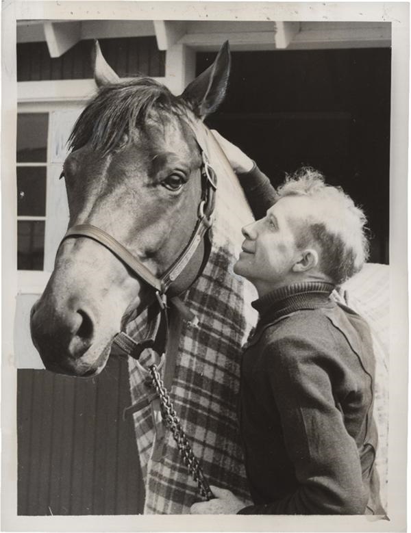 Seabiscuit and Johnny Pollard from SFX Archives (1938)