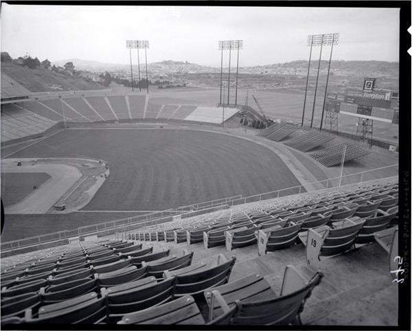 Baseball Photographs - Lots - 1961-62 Candlestick Park Original Negatives (30+)