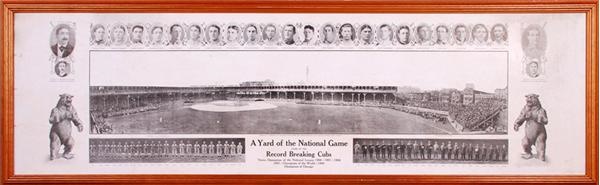 Ernie Davis - A Yard of the National Game Chicago Cubs Panoramic Print