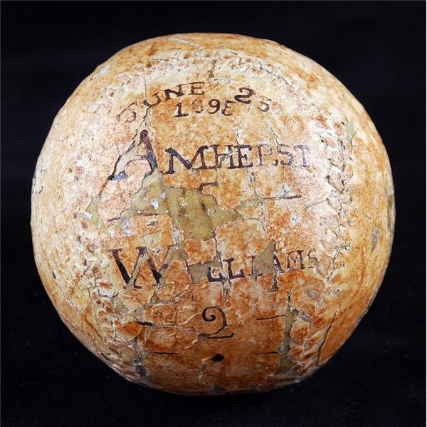 - 1895 Amherst vs. Williams College Trophy Ball