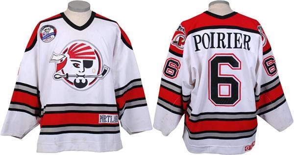 1995-96 Joel Poirier Portland Pirates AHL Game Worn Jersey