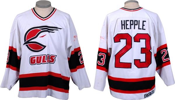 1991-92 Alan Hepple Game Worn San Diego Gullls IHL Jersey