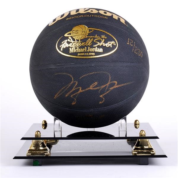 - Michael Jordan Signed Upper Deck Authenticated Limited Edition Basketball (#12 of 230)