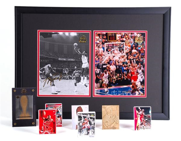 Memorabilia-Basketball - Michael Jordan Upper Deck Card Collection with One Signed