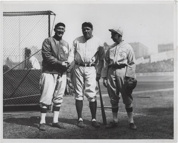 - Babe Ruth, Ty Cobb and Eddie Collins Photo (1927)