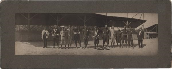 - Negro Baseball Team Panoramic Photo (c. 1910)