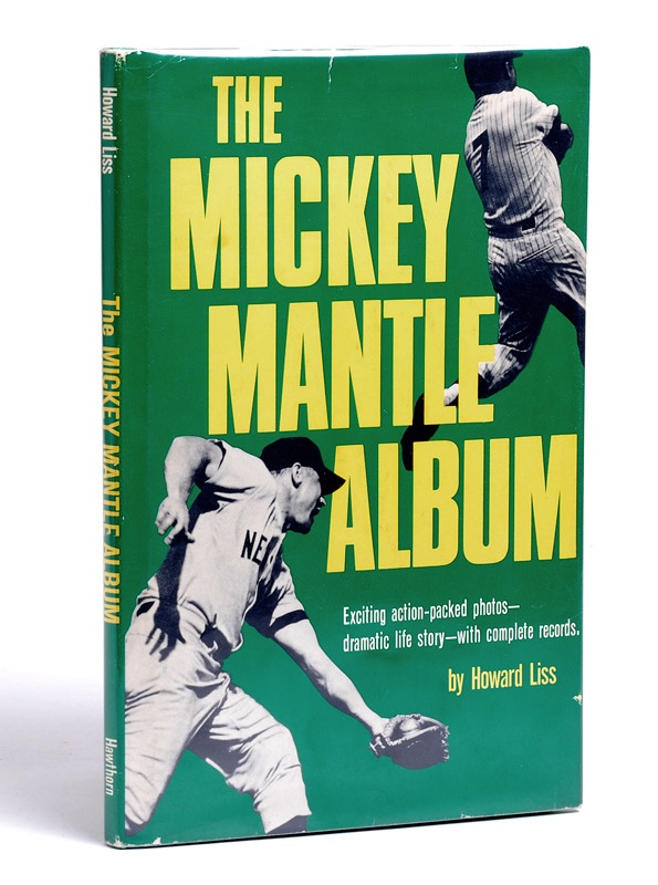 - Mickey Mantle Signed 1st Ed "Mickey Mantle Album" Hardcover  Book