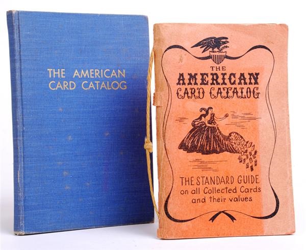 1953 and 1960 American Card Catalog ACC (2)