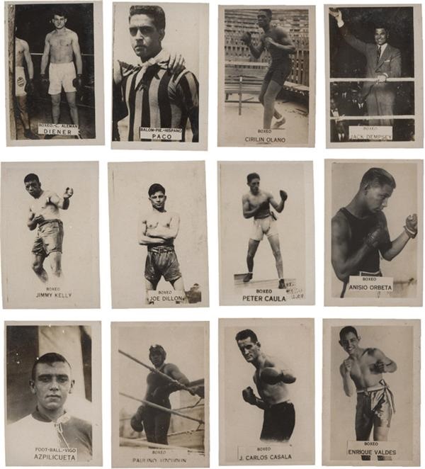 - 1926 Aguilitas Cuban Sports Trading Cards with Jack Dempsey (27)
