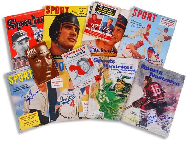 - Sports Legends Signed Publications With DiMaggio (12)