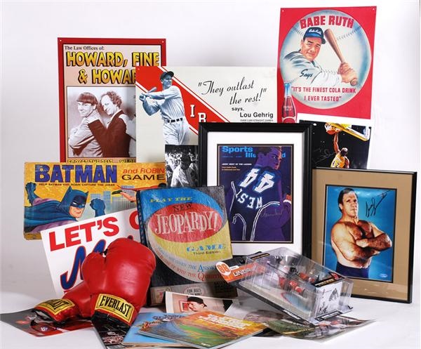 Ernie Davis - Baseball and All Sports Memorabilia Balance of Collection (200+)