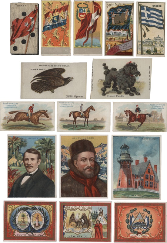 - 1880's-1910's Tobacco Card Collection (130+)