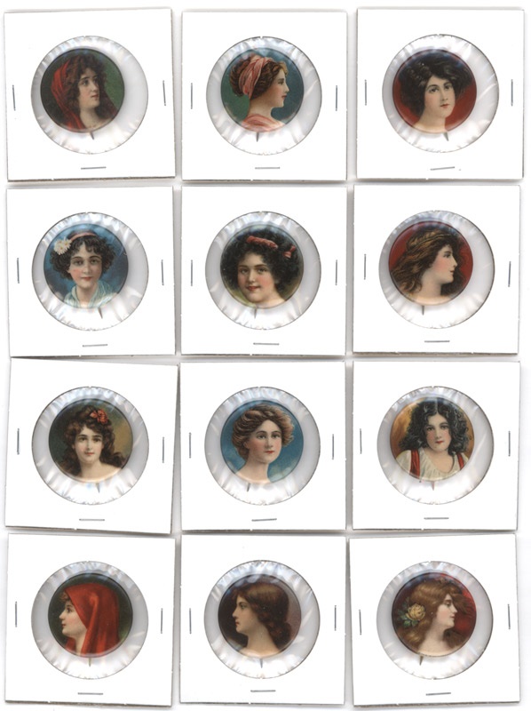 - 1896 Tobacco Pins of Pretty Women (37)