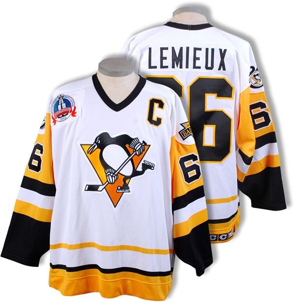 Hockey Equipment - 1991-92 Mario Lemieux Pittsburgh Penguins Stanley Cup Finals Game Issued Jersey