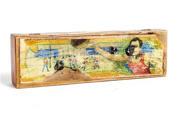 - Very Early 1890's Basketball Pencil Box