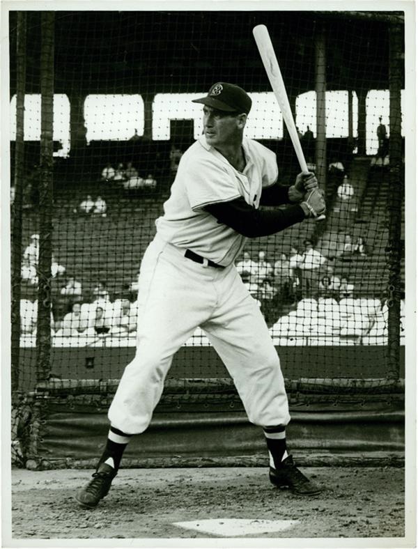 - Great Original Photograph of Ted Williams (1950's)