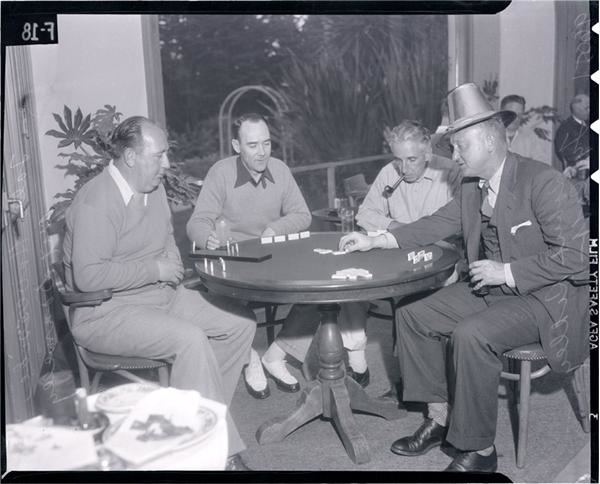 Baseball Photographs - 1938 Golf Original Negatives One with Ty Cobb (4)