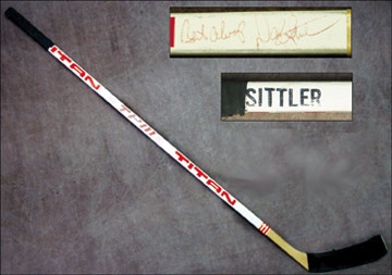 1981 Darryl Sittler Game Used Stick