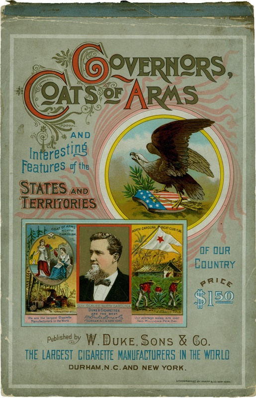 Baseball and Trading Cards - 1888 Duke Governors, Coats of Arms Tobacco Album