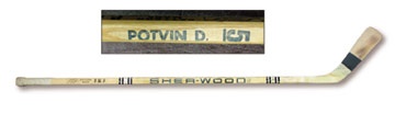 - 1975 Denis Potvin Game Used Stick