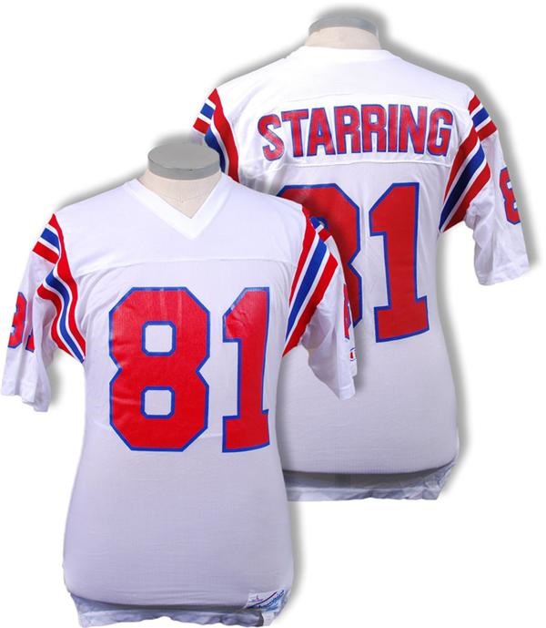 - Late 1980's Stephen Starring New England Patriots Game Used Jersey