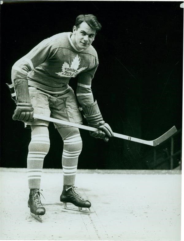 Hockey Memorabilia - Collection of 7 Vintage Toronto Maple Leaf Photos