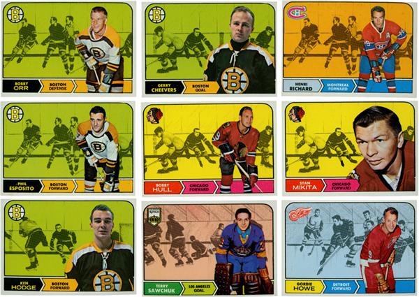 - 1968-69 Topps Hockey High Grade Card Complete Set