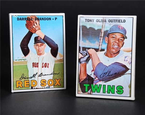 - 1967 Topps Baseball Card Cello Packs (2)