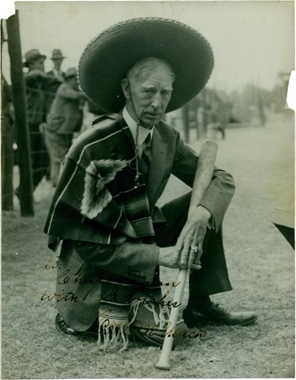 Baseball Autographs - Connie Mack Signed Photo