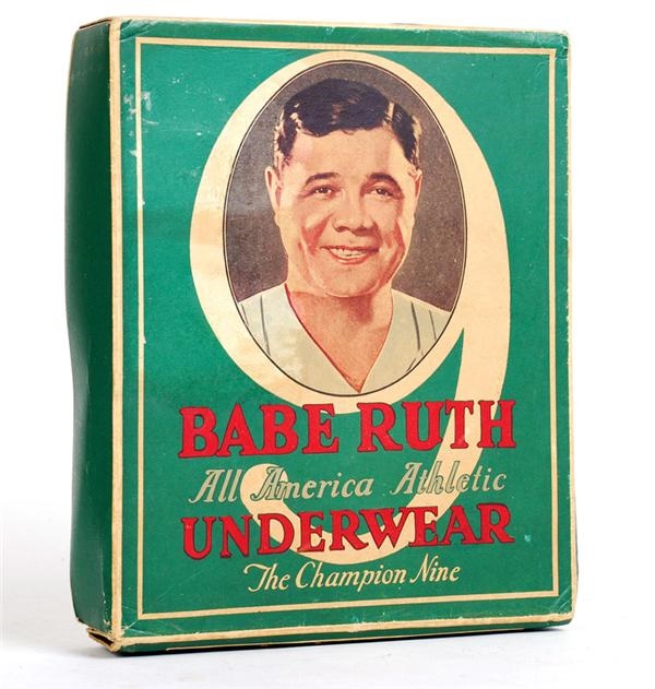 - Babe Ruth Underwear Box