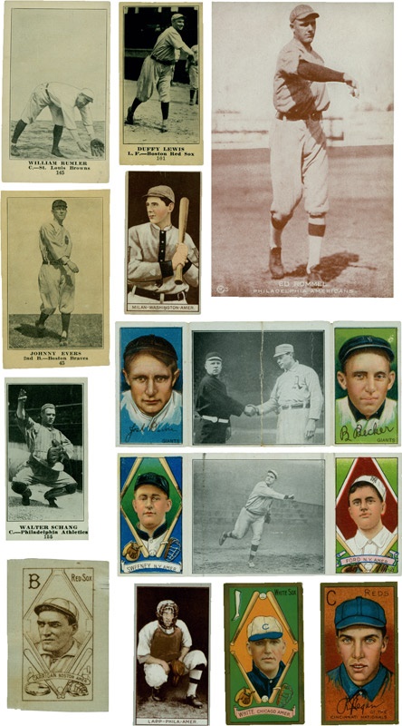 - (18) 1909-1916 Baseball Cards w/ HOFers