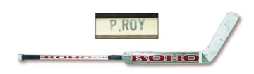 2001 Patrick Roy Game Used Stick