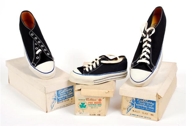 1960s Rick Barry Unused Basketball Sneakers in Original Boxes (3 Pair)