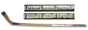 1914 Spalding One-Piece Pro Hockey Stick