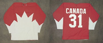 - 1972 Canada Russia Series Red Team Issued Sweater