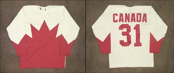 WHA - 1972 Canada Russia Series White Team Issued Sweater