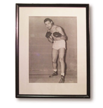 - 1930's Joe Louis Large Photograph (22x28" framed)